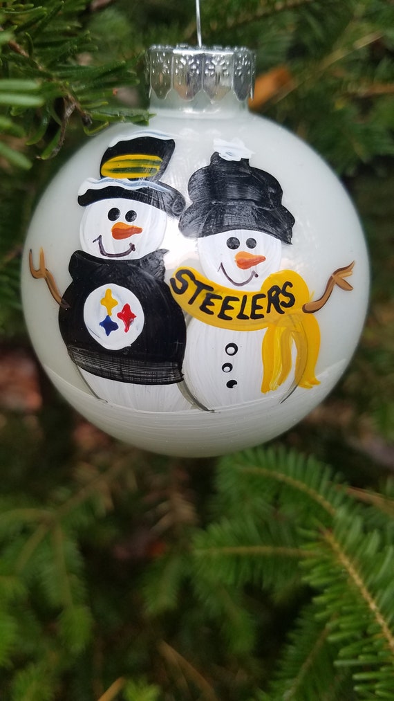 Pittsburgh Steelers Family Personalized Snowman Christmas Etsy