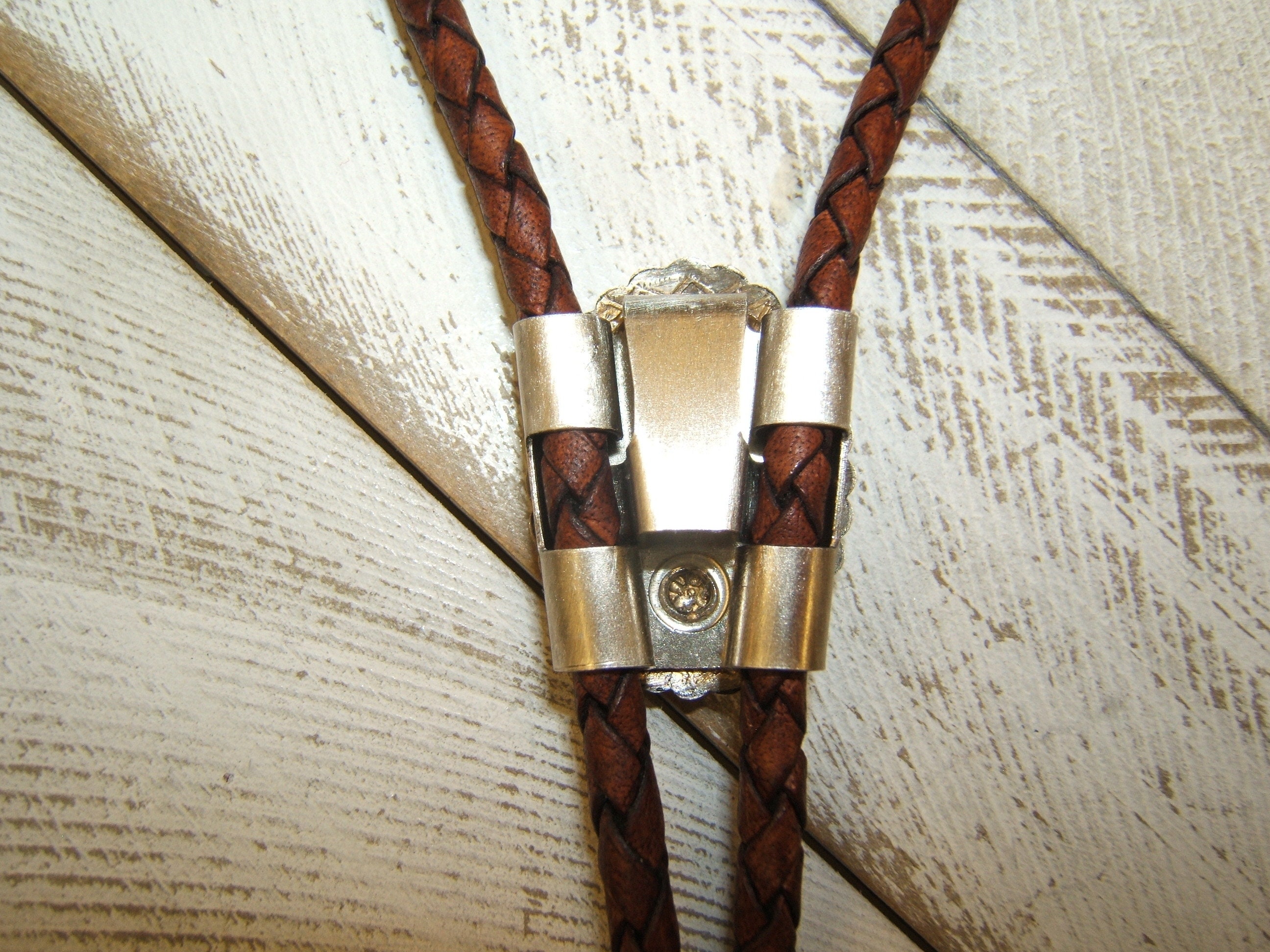 ネックレス・ペンダント Numbering Western Concho Bolo Tie #7810 SA5B0011 Fathers Day CONCHO Turquoise Leather Bolo Tie Necklace