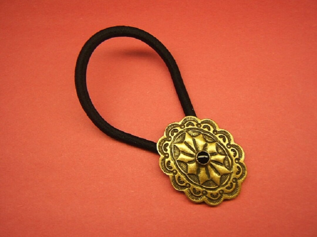 Scrunchies Gold Ponytail Holders Indian Style Pony Holder Hair Etsy