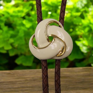 Unique Gold Bolo Tie Perfect Fathers Day Gift Ivory Jewelry Mens Necktie Womens Bolo Tie Western Jewelry Bohemian Necklace Bola Tie 80370-3