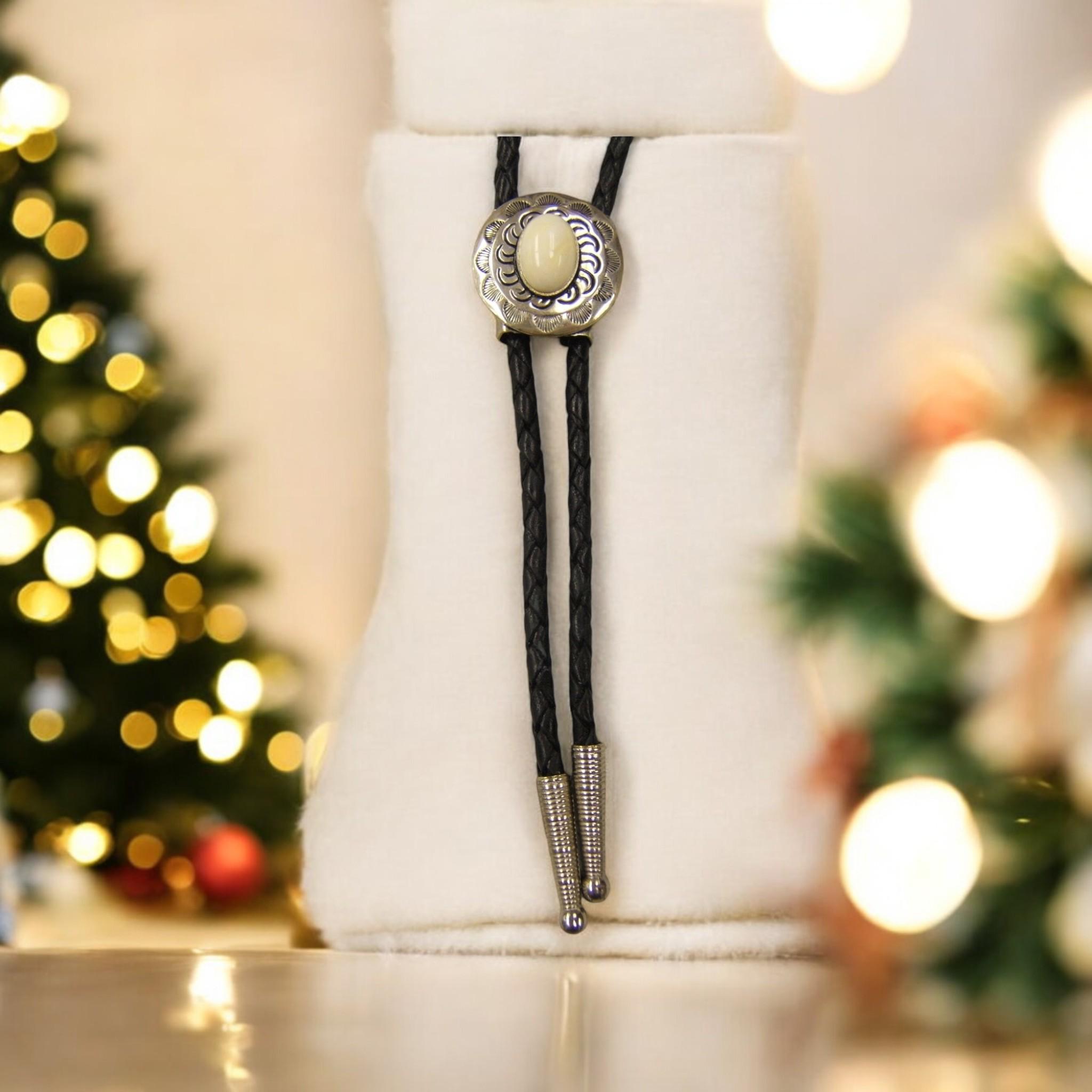 ネックレス・ペンダント Numbering Square Concho Bolo Tie #7808 SA5B0010 Concho with Turquoise Bolo - AndWest