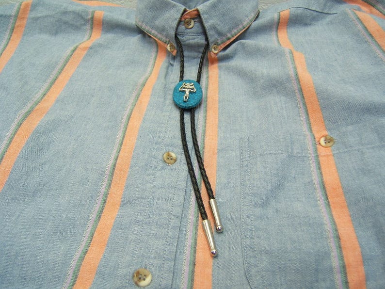 Southwestern Indian Tribal Style Kachina Bolo Tie Unisex Bola Ties Bolos Lariats Western Ties Neckties Jewelry Necklaces Gift Idea #80359