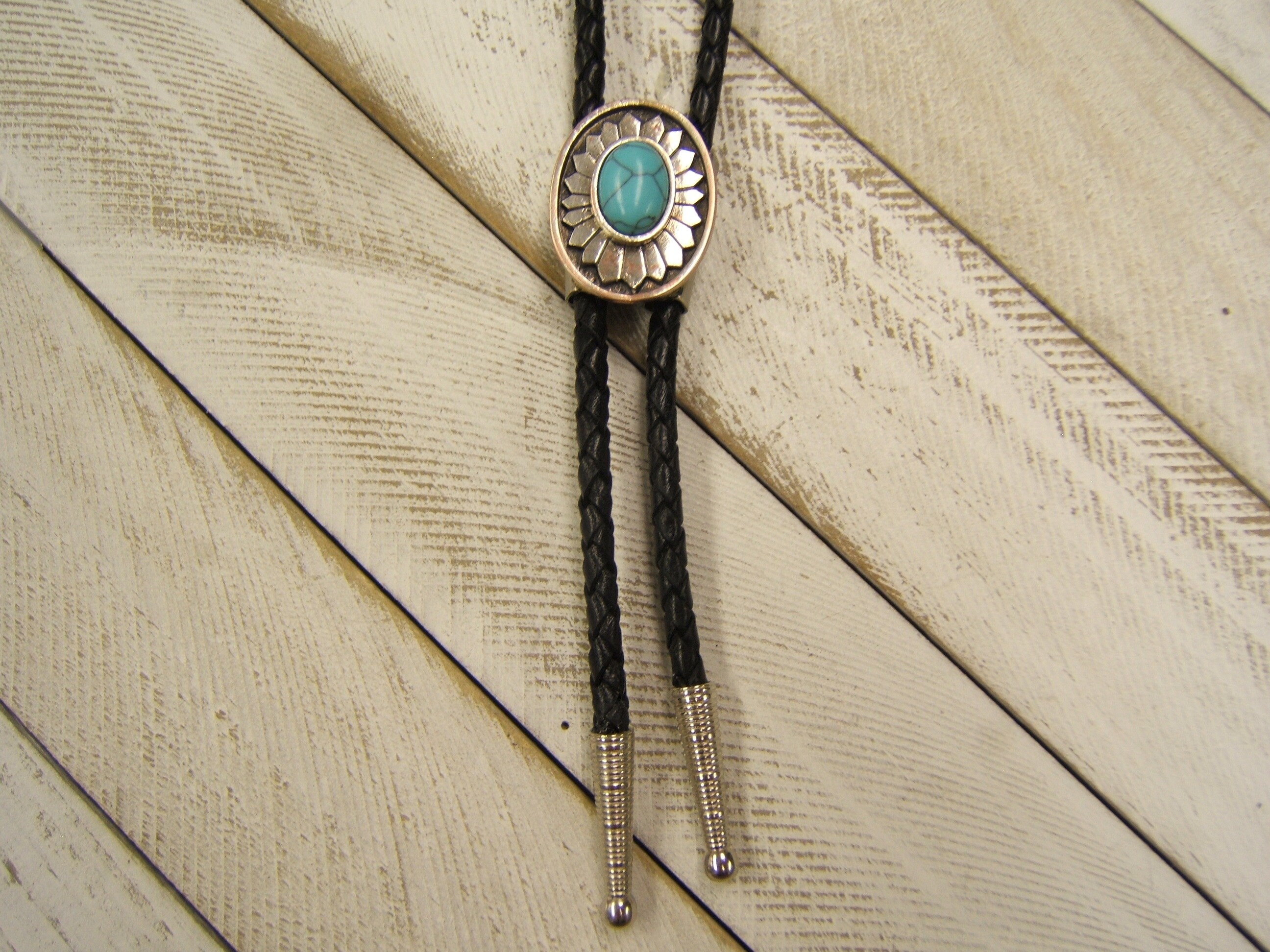 Turquoise bolo tie deals
