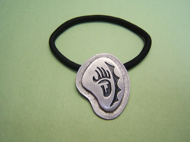#80293-1 Perfect Gift for Her Him Men/'s Women/'s Teen Ponytail Holder Ponytail Holders Hair Ties Accessories Jewelry Elastics Western Pewter