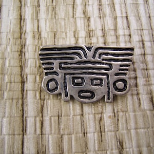 Einzigartige Azteken Maya inspiriert Silber oder Gold Brosche Pin Statement Broschen Mexikanischer Schmuck Boho Chic Schmuck Valentine Geschenk für Mama Her 30029
