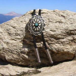 Turquoise Bolo Tie Pewter Bolo Tie Silver Bolo Tie Bolos Bola Lariat Wedding Bolo Tie for Men Bolo Tie for Women Kids Bolo Tie 80300-1
