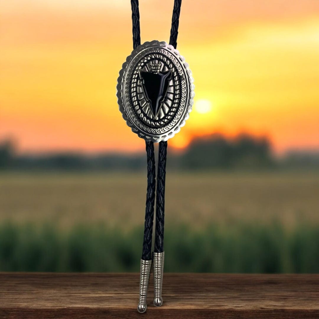 Silver Arrowhead Bolo Tie Western Necktie Southwestern Wear