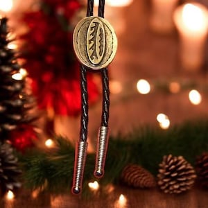 Boho Chic Necklace Minimalist Men Women Kids Bolo Ties Indian Style Silver Bolo Tie Bola Wedding Bolo Tie Unique Christmas Gift Idea 80077-1