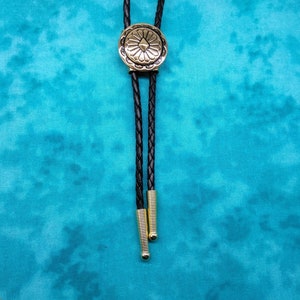 Polished Brass Bolo Tie Wedding Bolo Necktie Boho Chic Necklace Adult Kids Gift PENDANT SIZE: Minimalist Perfect Gift for Him Her 80195-1