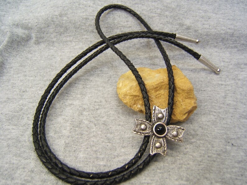 Silver Christian Religious Cross Bolo Tie Boloties Bolos Bolas Etsy