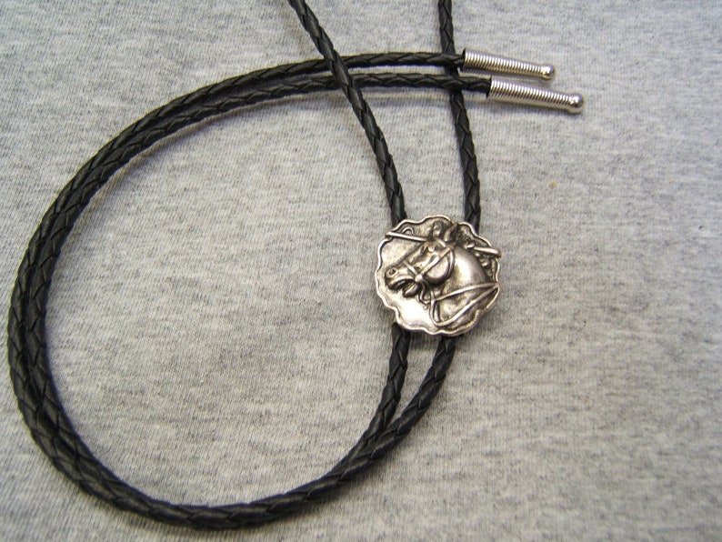 Gift Idea for Horse Lover Silver Horse Bolo Tie Horse Jewelry Equestrian Necklaces Bolos Bolas Western Southwestern Jewelry Necklaces #80424