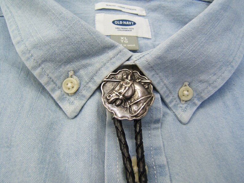 Gift Idea for Horse Lover Silver Horse Bolo Tie Horse Jewelry Equestrian Necklaces Bolos Bolas Western Southwestern Jewelry Necklaces #80424