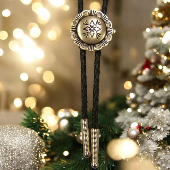 DZBERHX Bolo Tie Rodeo Cowboy Cravatta in Pelle Collana