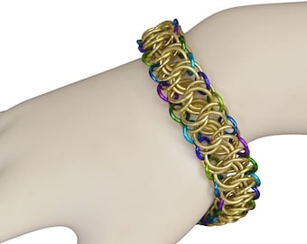 Project Pack: Mngwa - Intermediate Level Chainmaille DIY Bracelet Kit - PDF Instructions sold separately