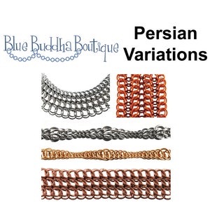 Tutorial: Persian Variations (Advanced chainmaille project) - PDF