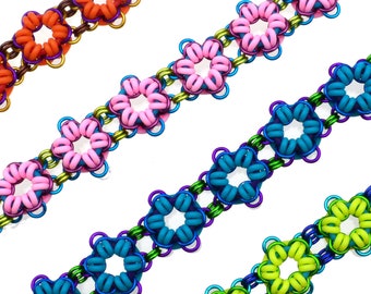 Project Pack: Hepatica Flower - Intermediate Rubbermaille/Chainmaille - PDF Instructions sold separately