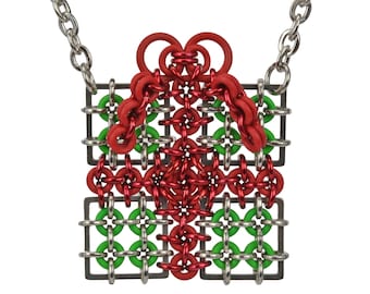 Chainmaille Kit - The Present - Necklace or Ornament - HyperLynks - Advanced Chain Mail