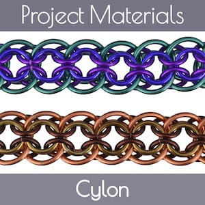 Kit: Cylon - Chainmaille Bracelet Kit - Advanced - Instructions sold separately