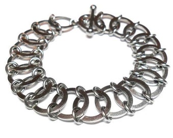 Chainmaille Kit: Simply Stainless Chic - Beginner - kit by HyperLynks