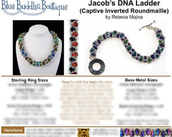 Tutorial: Jacob's DNA Ladder (Intermediate chainmaille project) - PDF - Instructions in English