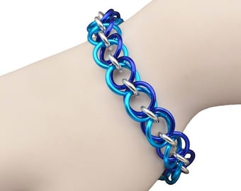 Kit: Just 1 Ring Jens Pind Linkage Bracelet - Advanced Chainmaille Project - PDF Instructions sold separately