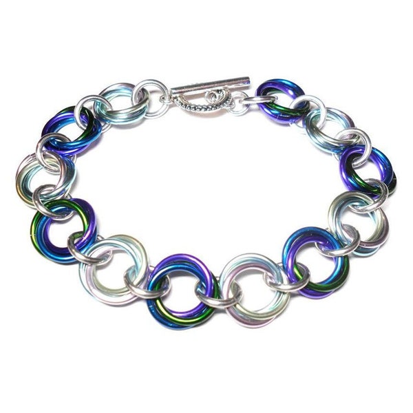 Chainmaille Kit - Oceanview Mobius Knot Bracelet - HyperLynks - Beginner Chain Mail