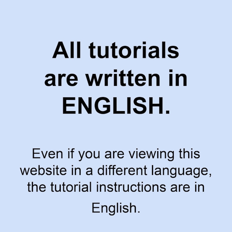 Pode incluir: Texto em um fundo azul claro que afirma que todos os tutoriais s&atilde;o escritos em ingl&ecirc;s. Mesmo que voc&ecirc; esteja visualizando este site em um idioma diferente, as instru&ccedil;&otilde;es do tutorial est&atilde;o em ingl&ecirc;s.
