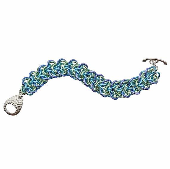 Project Pack: Elfweave Braid Bracelet - Intermediate Level Chainmaille DIY Kit- Choose Your Colorway - PDF Instructions sold separately