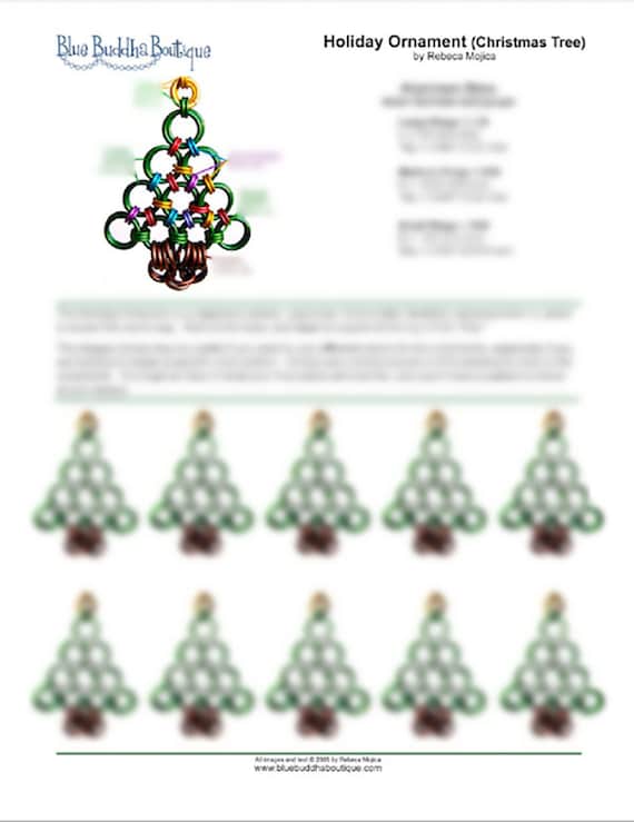Bead Projects Pony Bead Christmas Ornament Patterns Christmas Tree