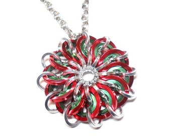 Chainmaille Kit - Solar Flare Candy Cane - HyperLynks - Intermediate Chain Mail