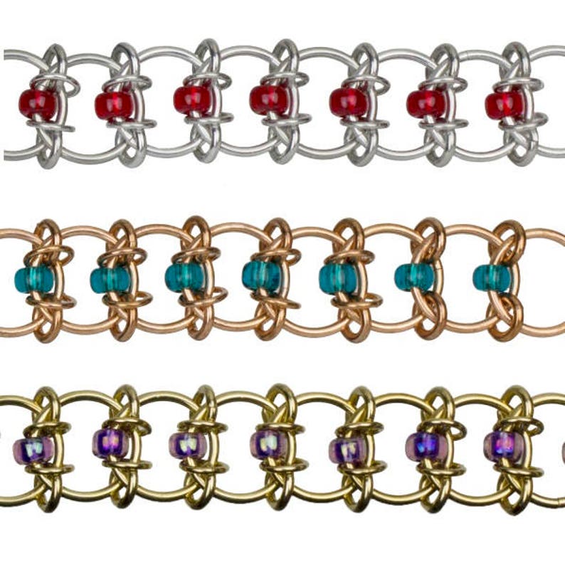 Кольчужное плетение украшения схемы