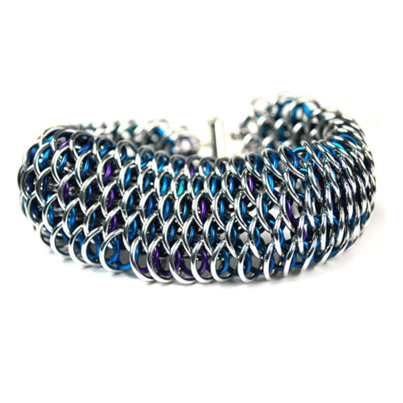 Tutorial: Dragonscale (Advanced chainmaille project) - PDF - Instructions in English image 3