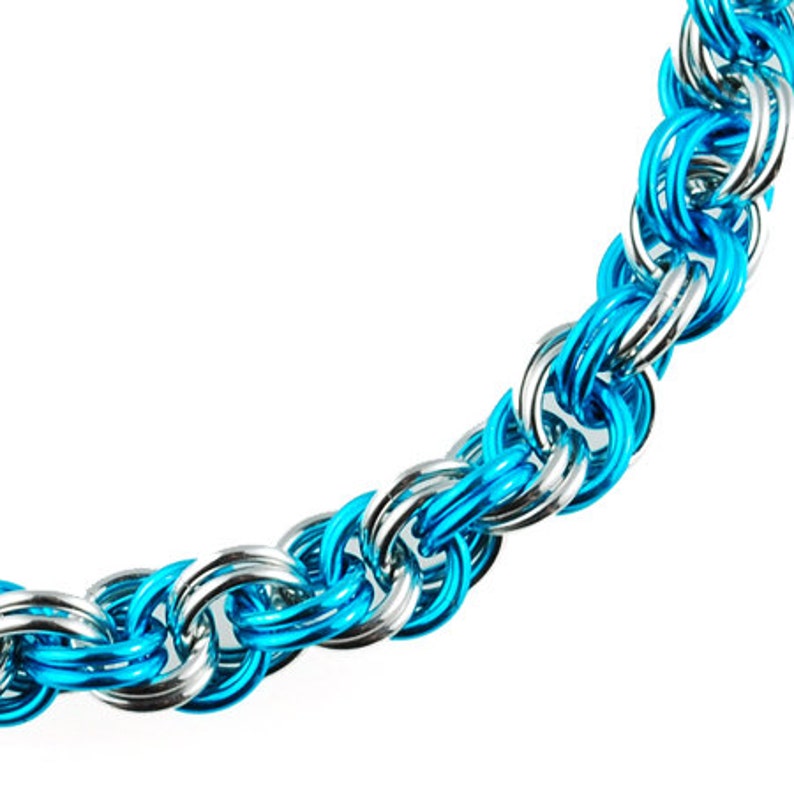 Chainmaille Tutorial Double Spiral Beginner PDF Etsy