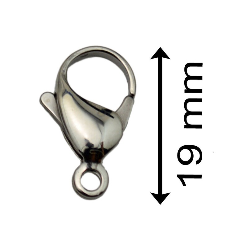 Stainless Steel Lobster Claw Clasp in 15mm or 19 Mm Etsy