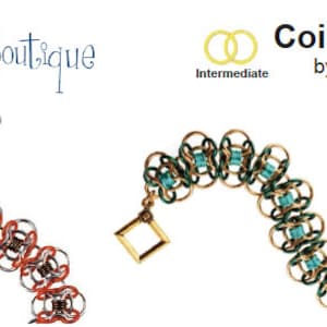 Tutorial: Coiled Butterfly (Intermediate chainmaille project) - PDF - Instructions in English