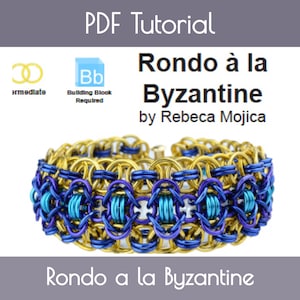Tutorial: PDF - Rondo a la Byzantine (Intermediate chainmaille project) - PDF