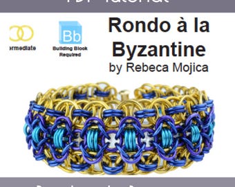 Tutorial: PDF - Rondo a la Byzantine (Intermediate chainmaille project) - PDF