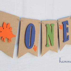 Dinosaur Highchair Birthday Banner, Photo Prop Banner, Dinosaur Photo Banner, Dinosaur First Birthday