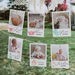Under the Sea Monthly Photo Banner, Oneder the Sea Milestone Banner, Oneder the Sea Birthday Banner, Mermaid Birthday Banner