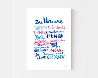 Print *Hausordnung* (Text in German)
