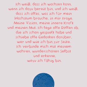 Affirmationskarten für Erwachsene Karten für ein gutes Leben 35 Karten, DIN A6, umweltfreundlich Bild 8