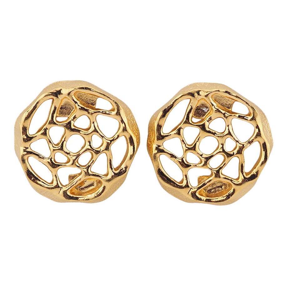 D'orlan Earrings, Gold Tone Earrings, Clip on Earrings D'orlan Earrings, Gold Tone Earrings, Clip on Earrings