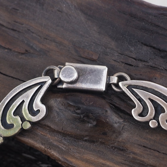Tribal Necklace, Silver Drop Necklace, Sterling S… - image 5