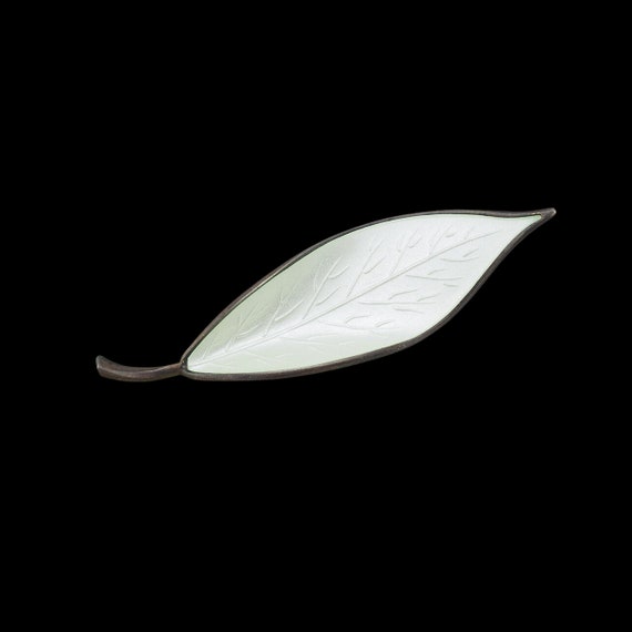 David Andersen Brooch, David Andersen Leaf, Minim… - image 6