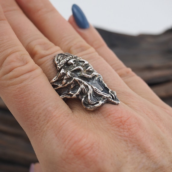 Native Warrior Ring, Sterling Silver Ring, Southw… - image 4