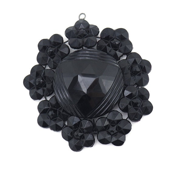 Mourning Jewelry, Victorian Pendant, Victorian Jew