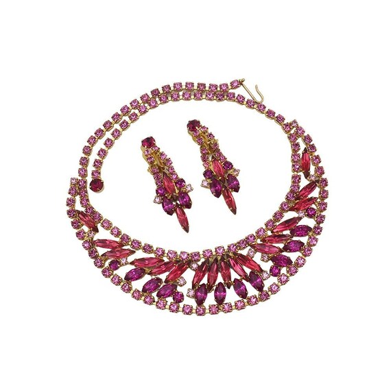 Juliana Necklace, Juliana Set, Juliana Pink, Vinta