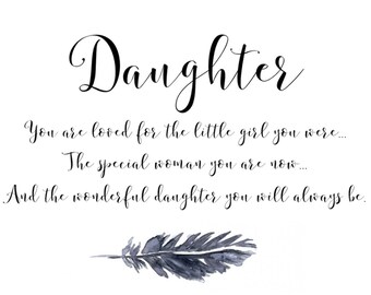 Daughter quote  Etsy