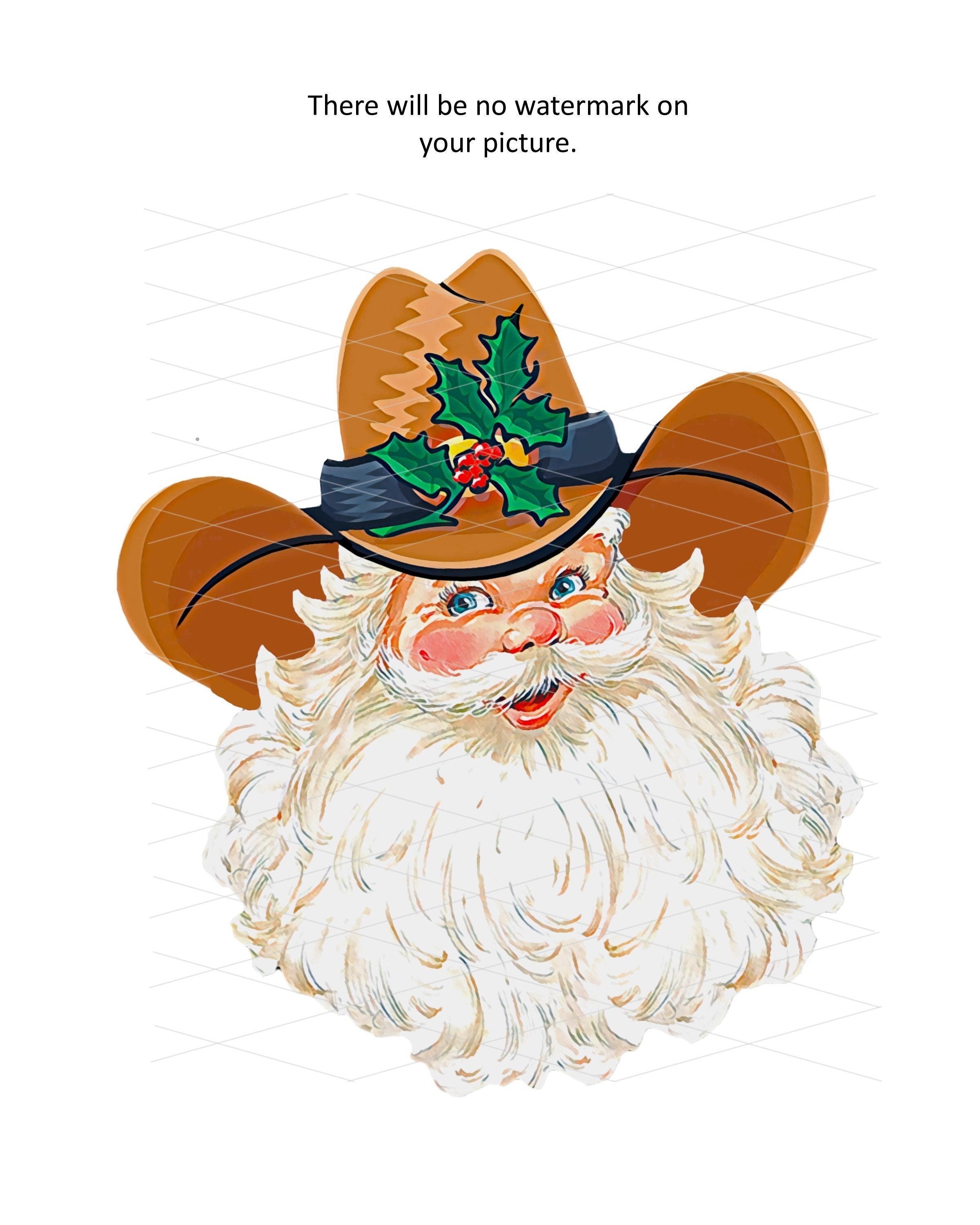 Cowboy Santa Clip Art