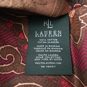 Ralph Lauren Standard Pillow Case - Etsy
